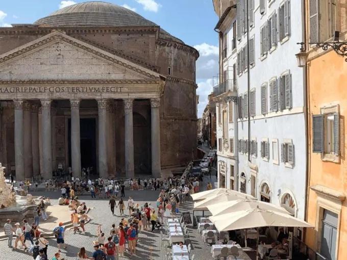 לינה וארוחת בוקר רומא La Residenza Del Sole Al Pantheon מראה חיצוני תמונה