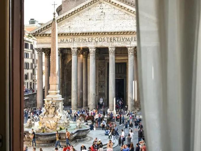 לינה וארוחת בוקר רומא La Residenza Del Sole Al Pantheon מראה חיצוני תמונה